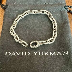 DY Madison Sterling Silver Chain Bracelet, 5.5mm, Size Medium